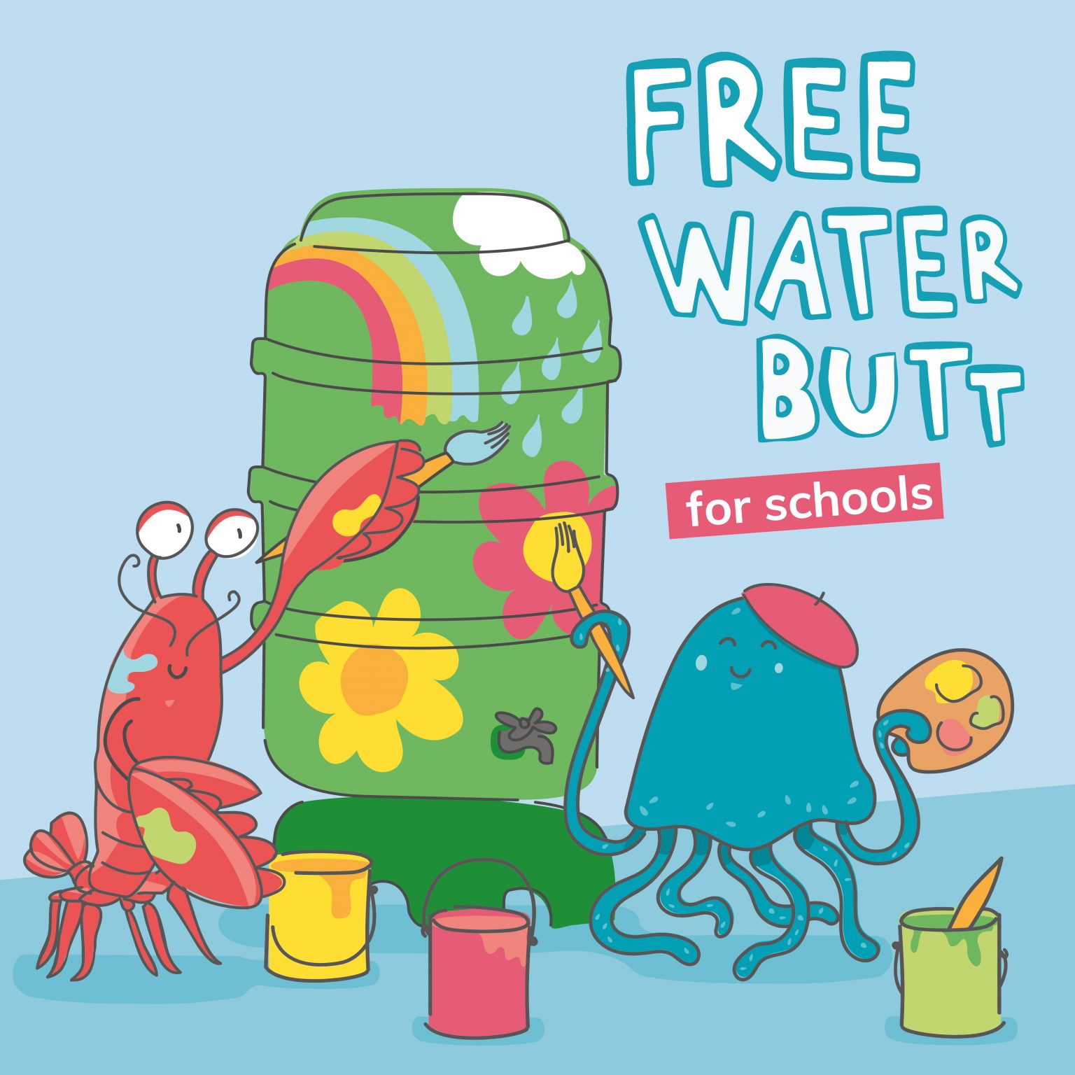 Primary School water butts